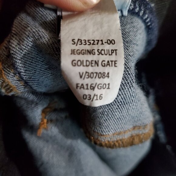 Old Navy Jeans Womens Size 10 Blue Rockstar Mid-Rise Jegging Stretch Pull On - Picture 4 of 10